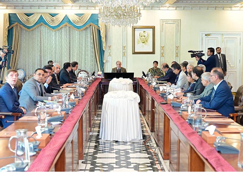 Prime Minister Muhammad Shehbaz Sharif chairs a meeting on Gemstones sector reforms