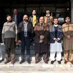 Managing Director Associated Press of Pakistan (APP) Muhammad Asim Khichi in a group photograph with Malik Ibrar Ahmed, Chairman National Assembly Standing Committee on Cabinet Secretariat during his visit at APP Headquarters