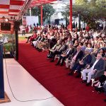 Sindh Chief Minister Syed Murad Ali Shah delivers the inaugural address at the 17th Karachi Literature Festival (KLF) held at a local hotel